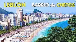 ✅ Recorrido por el Barrio de LEBLON RIO DE JANEIRO, Calles, Playa y Mirante !