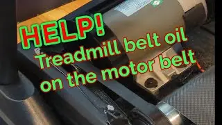 What to do if you get treadmill bed oil on the motor belt of my treadmill and it keeps skipping!