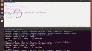 Automation with Python - Error handling with Try