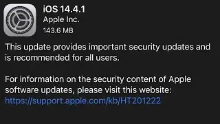 Apple Releases iOS 14 4 1 Surprise Update With Urgent Fixes