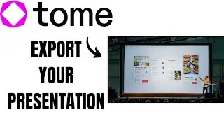 How to Save and Export Presentation on Tome AI (FULL GUIDE)