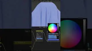 Procedural fabric material in Blender 