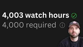 Getting 4,000 Watch Hours is EASY (here's how to do it)