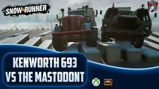 KENWORTH 693 vs THE MASTODON SNOWRUNNER