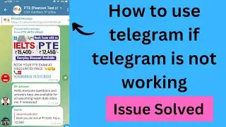 How to use telegram app || connecting problem || If not working in some countries