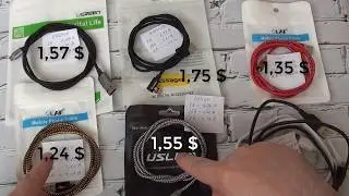 Кабели micro USB с Aliexpress - тесты кабелей для зарядки из Китая