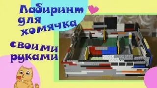 Лабиринт для хомячка своими руками | Лабиринт из конструктора Lego | Игровая зона для животных