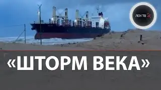 «Мы пережили апокалипсис»: На Крым и Сочи обрушился Шторм Века  | ветер 144км/ч, сухогруз на мели