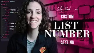 Styling Custom Numbered Lists in CSS