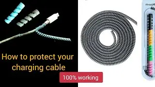 How to protect your USB and charging cable | best working 100%