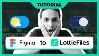 Day to night toggle animation | Figma to Lottie. No After Effects Needed!