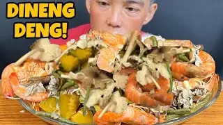 Dinengdeng with Kabute at Hipon Mukbang Asmr | Filipino Food Mukbang Philippines