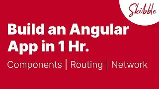 Build an Angular App in 1 Hr [ Components | Routing | Network  ]