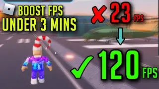 Boost FPS & Stop LAG In Roblox Under 3 Mins FPS Booster Program! ✅ Reduce Lag & Fix FPS Drops | 2021