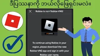 Roblox VNG Update Error ကိုဘယ်လိုပြင်ရမလဲ  Roblox ဒေသပြဿနာ (အပ်ဒိတ်အသစ်) 2024 ကို ဘယ်လိုဖြေရှင်းမလဲ။