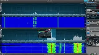 Flexradio 6700 , a high-end direct sampling SDR transceiver using a HD monitor with captured video