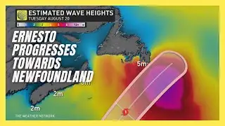 Ernesto Set to Skim Avalon Peninsula Bringing High Waves and Heavy Rain