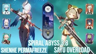 C0 Shenhe Permafreeze & C6 Sayu Overload - Genshin Impact Abyss 4.0 / 3.8