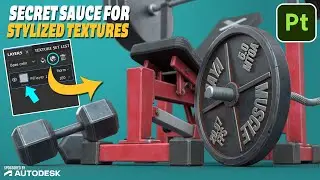 Stylized Textures in Substance Painter: Ultimate Beginners Guide to 3D Stylized Environments [5/5]