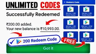 ( 100% New ) Google Play Redeem Code Earning App | Free Redeem Code App |New Redeem Code Earning App