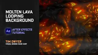 Molten Lava Background (Beginner After Effects Tutorial)