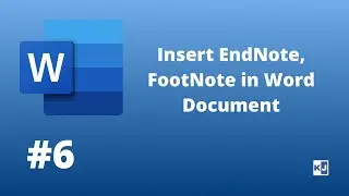 How to Insert Endnote and Footnote in Microsoft Word Document