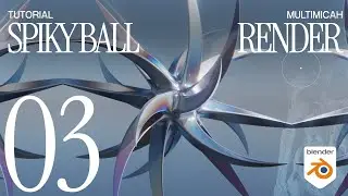 create a spiky metalheart ball w/blender