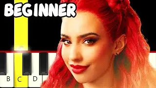 Life Is Sweeter - Descendants The Rise of Red - Fast and Slow (Easy) Piano Tutorial - Beginner