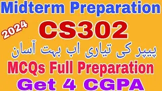 Cs302 Midterm Preparation 2024 || Cs302 Midterm Preparation || CS302 Midterm Preparation Spring 2024