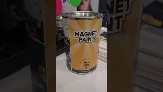 Make anything magnet with magnet paint 