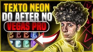 COMO FAZER EFEITO NEON NO TEXTO NO VEGAS PRO/EFEITO SABER ESTILO AFTER EFFECTS 2021