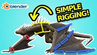 The Easiest Way To Rig Creatures In Blender (For Beginners)