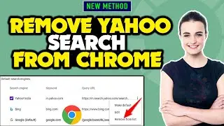 How to remove yahoo search from chrome 2024 | get rid of yahoo search