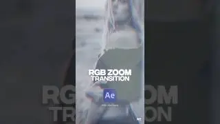 After Effect Tutorial | RGB Zoom Transition 