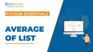 Calculate Average of a list of numbers in Python - Python Essentials