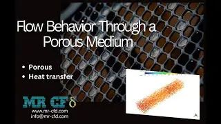 Porous: Flow Behavior Passing Through a Porous Medium CFD Simulation