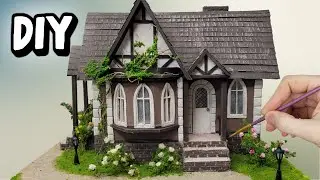 Small house from cardboard with your own hands / DIY