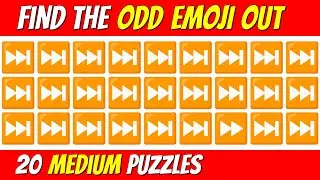 Find the ODD EMOJI out | Emoji quiz challenge