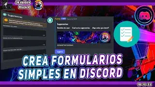 Forms - Crea formularios simples en discord 💠 Discord 📡 JKamiGod