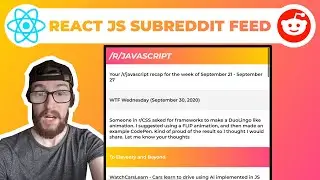 Learn REACTJS by Making a Reddit Feed App