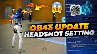 Free Fire OB43 UPDATE Secret Sensitivity Setting 🔥💻⚙ | Blustacks 5 Best Headshot Settings