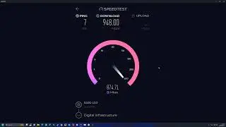BeFibre Elite - 900 FTTP Fibre Speed Test