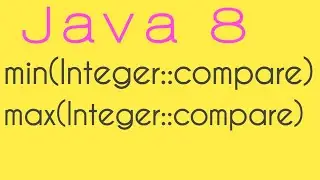 java stream API in java || min() ||  max() | core java | core java 8 full course || java features 8