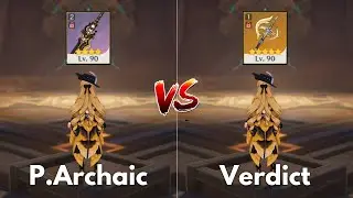 C0 NAVIA WEAPON COMPARISON!! Prototype Archaic Vs Verdict ! [Genshin Impact]