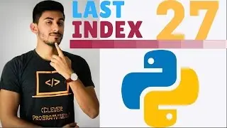 Learn Python Programming - 27 - Last Letter of String (Exercise)