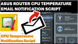ASUS Router CPU Temp Notification Script