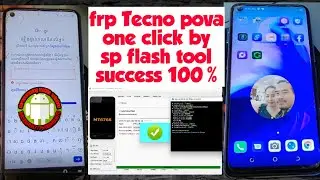 tecno pova ld7 frp/google account remove/unlock one click by sp flash tool