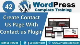 How to Create Contact us Page with Contact us form Plugin. 42