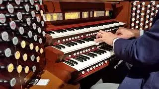 Jim Connors Playing the Church Organ