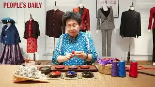 Hand-knitted and plant-scented embroidered balls adorned with the Pankou (knot button) technique